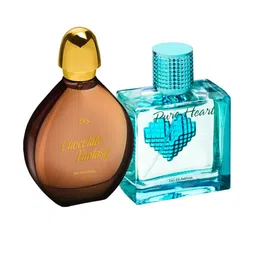CFS Chocolate Fantasy & Pure Heart Blue Set Of 2 Long Lasting Eau De Parfum - 100ml Each-0