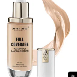 Seven Seas Full Coverage Waterproof Matte Finish Base Foundation - Nude-20