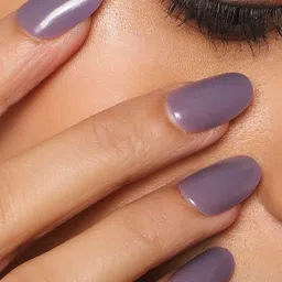 LICK 24 Pcs Artificial Reusable Nail Extensions with Application Kit - Lilac-0
