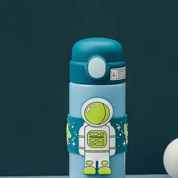 Little Surprise Box LLP Kids Green Stainless Steel Leakproof Water Bottle-image-42