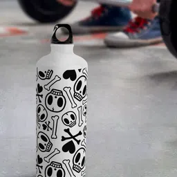 macmerise White TD Logo Love Design Aluminium Leak Proof Water Bottle 750 ml-27