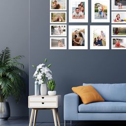 Stuthi Arts White 12 Pieces Wood Wall Photo Frames-image-59