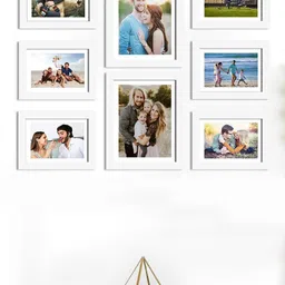 Art Street Set of 8 White Photo Frame-41