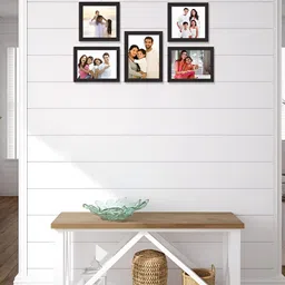 Stuthi Arts Black 5 Pieces Wood Wall Photo Frames-image-36