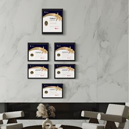 Stuthi Arts Black 6 Pieces Wooden Wall Photo Frames-image-19