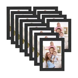 ArtzFolio Black 12Pcs Wooden Wall Photo Frames-image-98