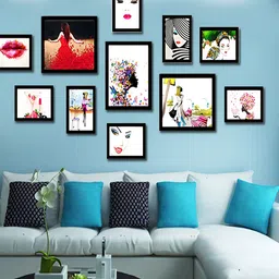 ArtzFolio Black 11 Pieces Wooden Wall Photo Frames-image-41