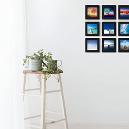 ArtzFolio Black 9Pcs Wooden Wall Photo Frames-picture-8