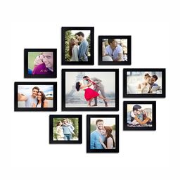 Stuthi Arts Black 8 to 12 Pieces Wood Wall Photo Frames-image-107
