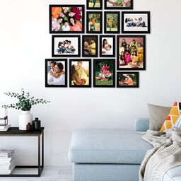 Stuthi Arts Black 8 to 12 Pieces Wood Wall Photo Frames-image-66