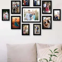 Stuthi Arts Black 8 to 12 Pieces Wood Wall Photo Frames-45