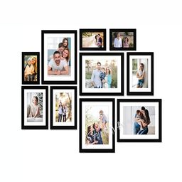 Stuthi Arts Black 8 to 12 Pieces Wood Wall Photo Frames-image-74