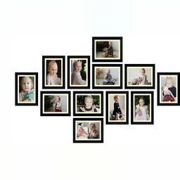 Stuthi Arts Black 8 to 12 Pieces Wood Wall Photo Frames-image-55