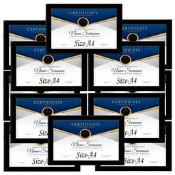 Stuthi Arts Black12 Pieces Wooden Wall Photo Frames-image-11