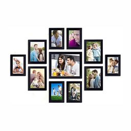 Stuthi Arts Black 8 to 12 Pieces Wood Wall Photo Frames-image-63