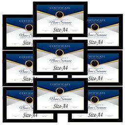 Stuthi Arts Black 9 Pieces Wooden Wall Photo Frames-image-52