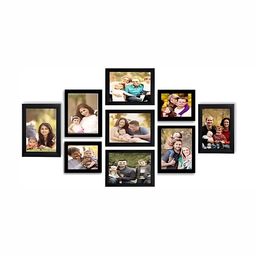 Stuthi Arts Black 9 Pieces Wooden Wall Photo Frames-image-72