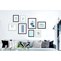 ArtzFolio Black White 8 Pieces Wooden Wall Photo Frames-image-20