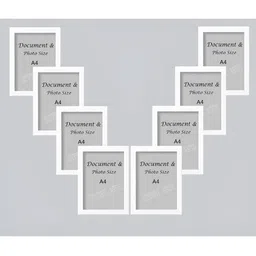 Stuthi Arts White 8 Pieces Wooden Wall Photo Frames-image-50
