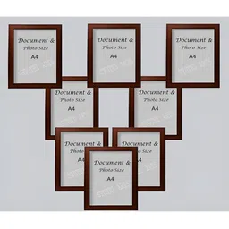 Stuthi Arts Brown 8 Pieces Wooden Wall Photo Frames-image-74