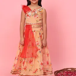 Readiprint Fashions Girls Printed Ready to Wear Lehenga Choli-23