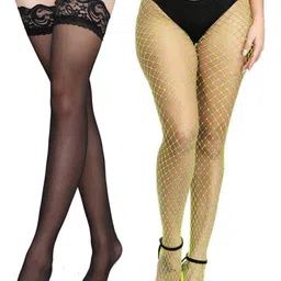 BAESD Pack Of 2 Sheer High West Pantyhose Stockings-image-44