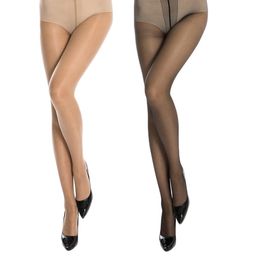 BAESD Pack Of 2 Pantyhose Sheer Transparent Stockings-image-6