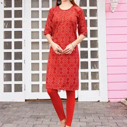 Anouk Bandhani Printed Kurta-1