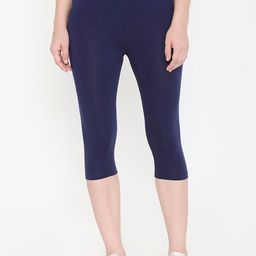 Feelings Slim-Fit Cotton Mid-Rise Capri-image-52