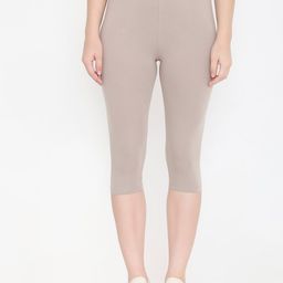 Feelings Plus Size Slim-Fit Cotton Mid-Rise Capri-image-81