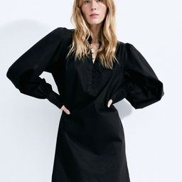 H&M A-Line Cotton Dress-91