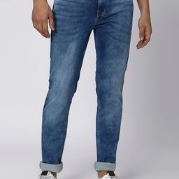 Mufti Men Clean Look Mid Rise Heavy Fade Cotton Jeans-image-74