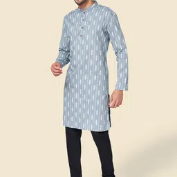 YU by Pantaloons Ethnic Motifs Printed Cotton Kurta-picture-35