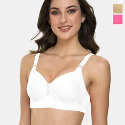 Tweens Pack Of 3 Full Coverage Lightly Padded Cotton T-shirt Bra With All Day Comfort-picture-53