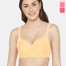 Tweens Pack of 3 Full Coverage Lightly Padded Cotton T-shirt Bras With All Day Comfort-15