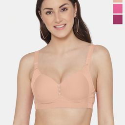 Tweens Plus Size Pack Of 3 Full Coverage Lightly Padded Minimizer Bra - All Day Comfort-image-11