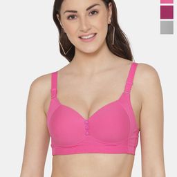 Tweens Plus Size Pack Of 3 Full Coverage Lightly Padded Minimizer Bra - All Day Comfort-picture-45