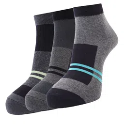 Dollar Socks Men Pack Of 3 Assorted Ankle-Length Cotton Socks-image-62