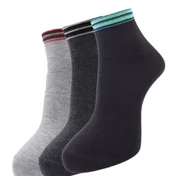 Dollar Socks Men Pack Of 3 Assorted Ankle-Length Cotton Socks-image-68