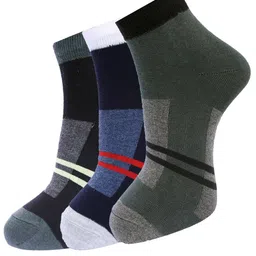 Dollar Socks Men Pack Of 3 Assorted Ankle-Length Cotton Socks-image-61
