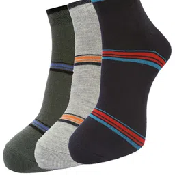 Dollar Socks Men Pack Of 3 Assorted Ankle-Length Cotton Socks-image-84