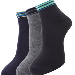 Dollar Socks Men Pack Of 3 Assorted Ankle-Length Cotton Socks-image-67