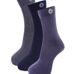 Dollar Socks Men Pack Of 3 Assorted Ankle-Length Cotton Socks-9