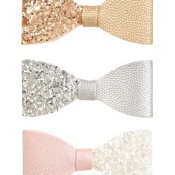 Aye Candy Girls Set of 3 Embellished Alligator Hair Clip-16