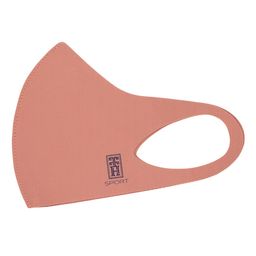 The Tie Hub Kids Pink Solid Single Ply Reusable Sports Outdoor Cloth Mask-32