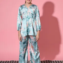 Readiprint Fashions Girls Abstract Printed Top with Trousers-image-13