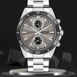 CARLOS PHILIP Men Brass Dial Analogue Watch Apex Series S03715-1-27