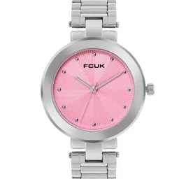 FCUK Women Embellished Dial & Stainless Steel Straps Analogue Watch FK00028E-image-58