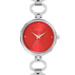 FCUK Women Embellished Dial & Stainless Steel Straps Analogue Watch FK00027D-19