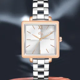 DressBerry Women Silver-Toned Bracelet Style Straps Analogue Watch DB-024-Silver-7